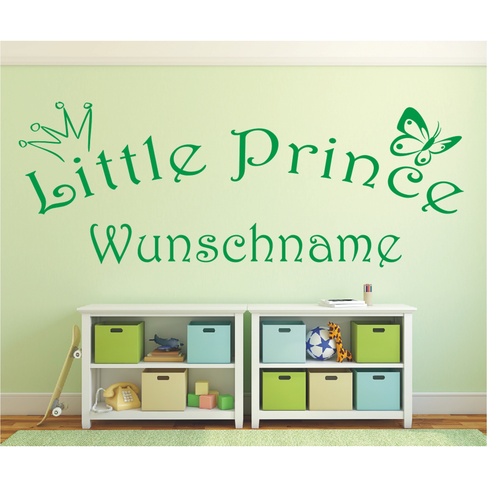 Wandtattoo Little Prince Name Wunschname Kinderzimmer Wunschtext Wandaufkleber 4